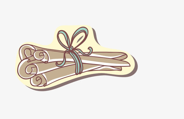 矢量书卷素材免费下载_觅元素