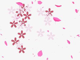 樱花花瓣png矢量元素