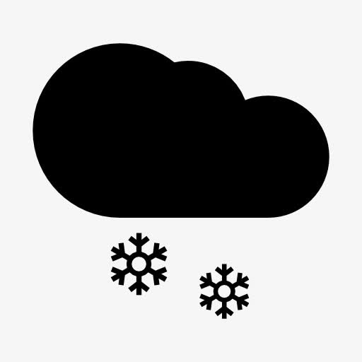 中雪天气符号图片图片