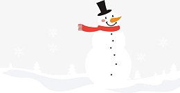 雪人大雪矢量暴风雪素材