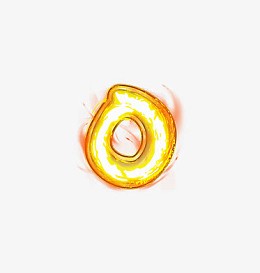 荧光棒字母o