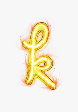 荧光棒字母数字