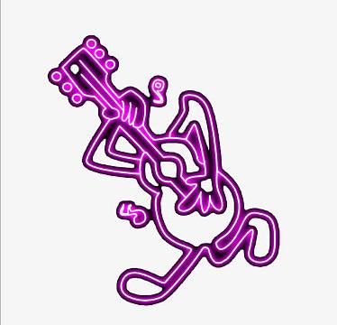 拟人的乐器的素材