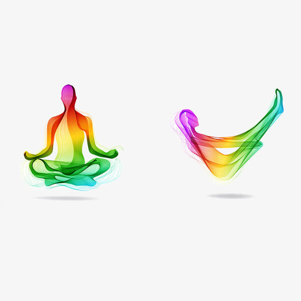 瑜伽设计元素