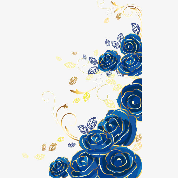 蓝玫瑰素材免费下载_觅元素