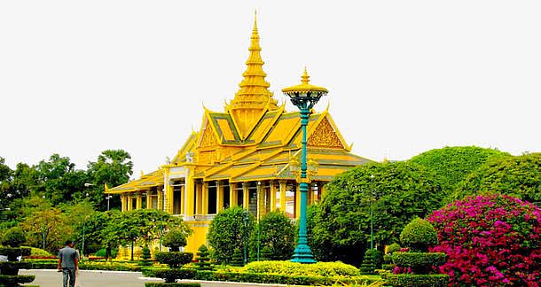 柬埔寨金边皇宫风景区