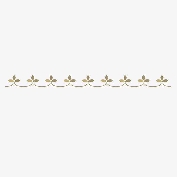 矢量分栏线三朵花瓣素材免费下载_觅元素