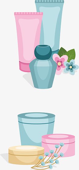 卡通洗面奶护肤品