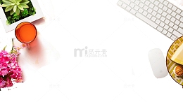 桌面俯视物品摆件图