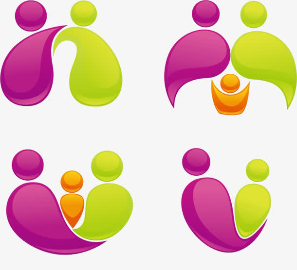 一家三口素材免费下载_觅元素