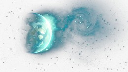 地球和星空
