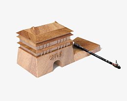 创意毛笔多功能笔架产品设计