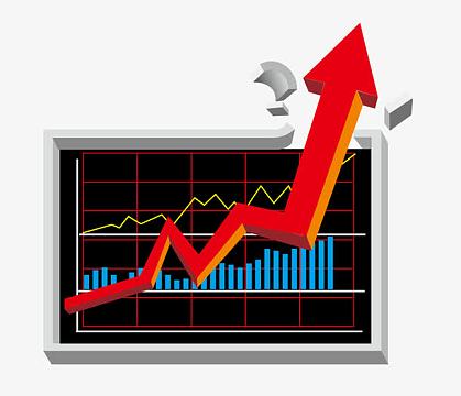 png科技k线卡通背景psdjpg地图箭头渐变海报背景png金融期货股票行业