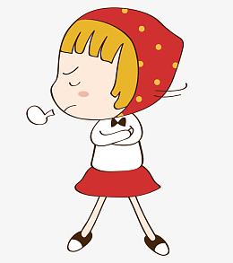 生气的女孩