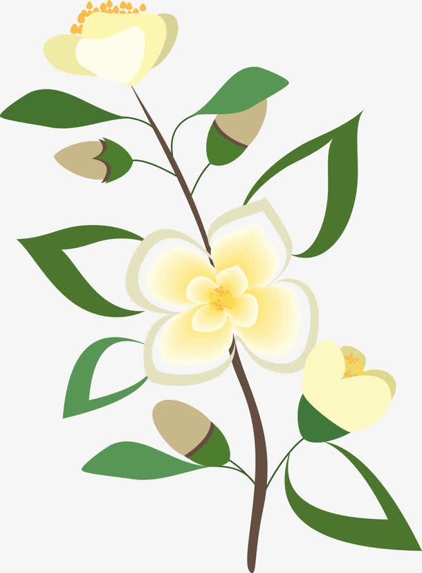 茉莉图标矢量图