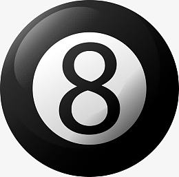 圆形黑八