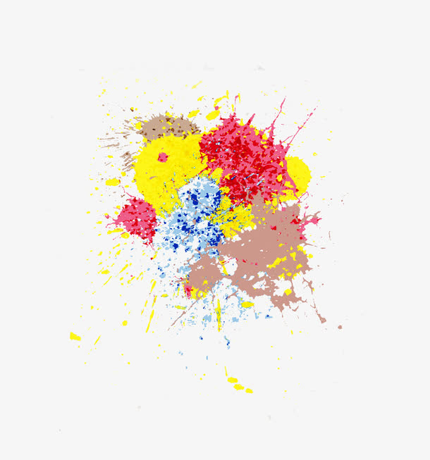 颜料泼洒图素材免费下载_觅元素