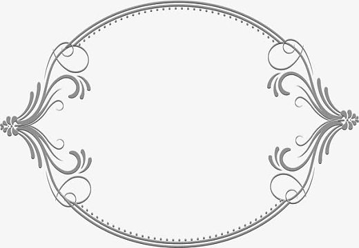 椭圆边框元素png红色椭圆中式边框png奖状纸质边框png椭圆形藏式花边