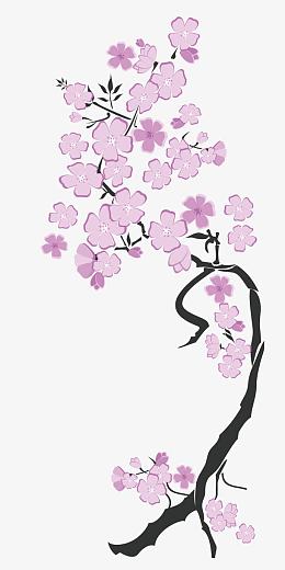矢量花树