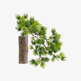 仿真袖珍盆景迎客松树枝