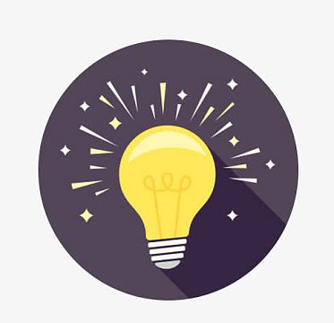 发光的灯泡png智慧的大脑png绿色清新ppt元素png矢量扁平化儿童智慧