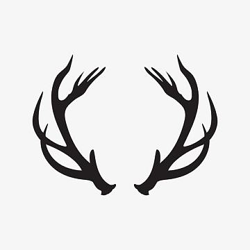 鹿角装饰图案美术图库网