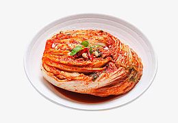 碟子里的辣泡菜