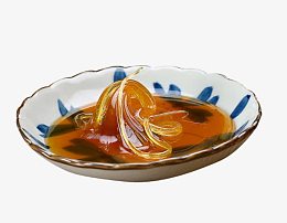 碟子里的麦芽糖