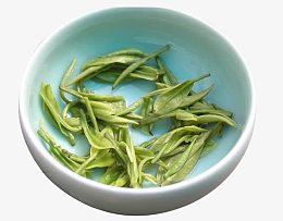 蓝色瓷碟皇茶茶叶图片素材