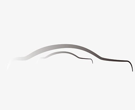 矢量简约汽车流线png图片