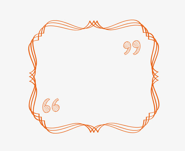 矢量欧式边框标记png图片