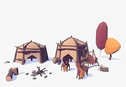 原始人免扣元素