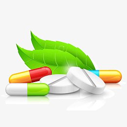 健康药品胶囊矢量图