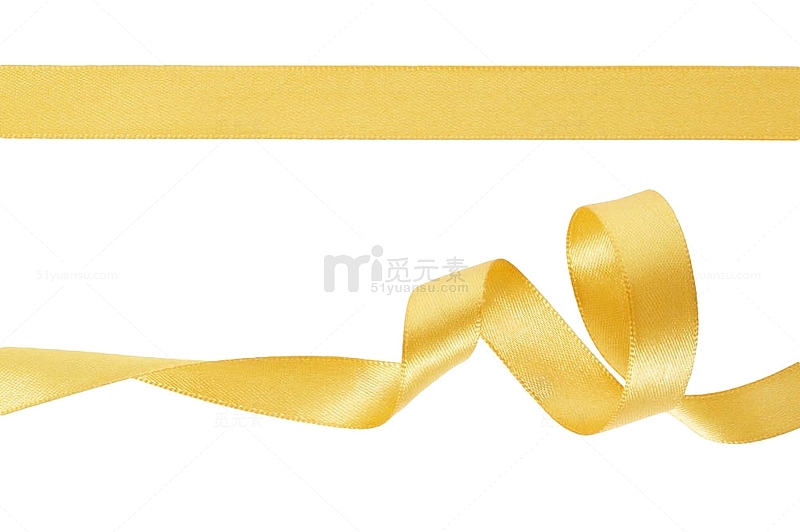 金色绸带