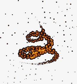 梦幻金色光珠背景