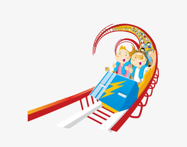 矢量过山车素材免费下载_觅元素