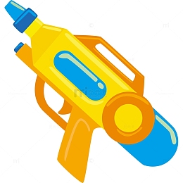 卡通小孩子玩具水枪