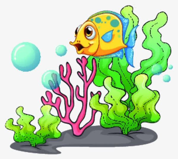 关键词 : 卡通鱼,海草,气泡,海底生物[声明] 觅元素所有素材为用户