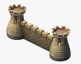 三维城堡建筑