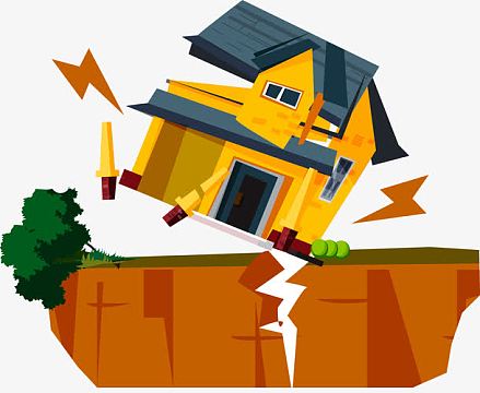 楼房地震素材_楼房地震图片元素-觅元素