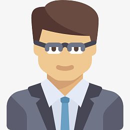 穿正装的男士