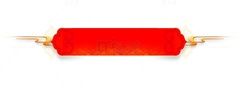 中国风红色背景框素材