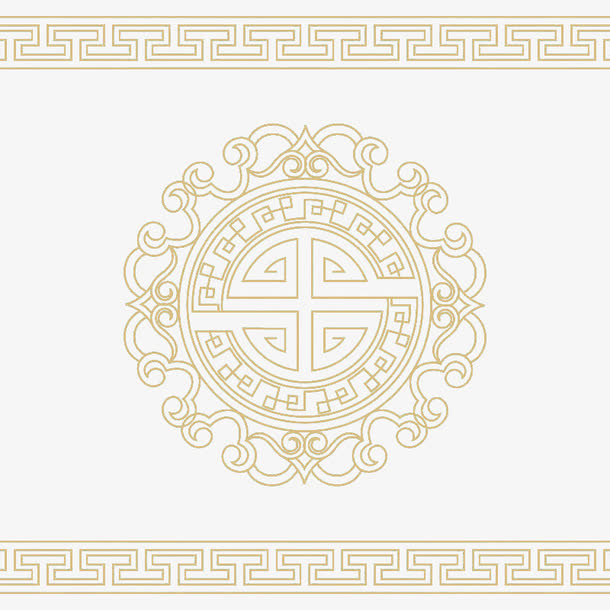 中国风花纹背景矢量素材