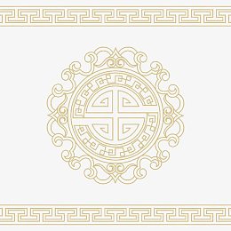 中国风花纹背景矢量素材