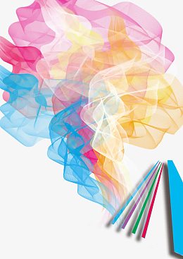 几何彩色烟雾背景