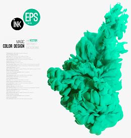 彩色雾状图背景矢量