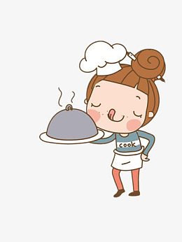 上菜卡通人物