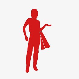 手绘女人手绘女人剪影
