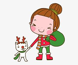 背袋子的女孩图片素材