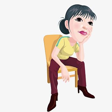 png想事情的女人png齿轮社会和谐png漫画手绘石头上的小孩png矢量人的